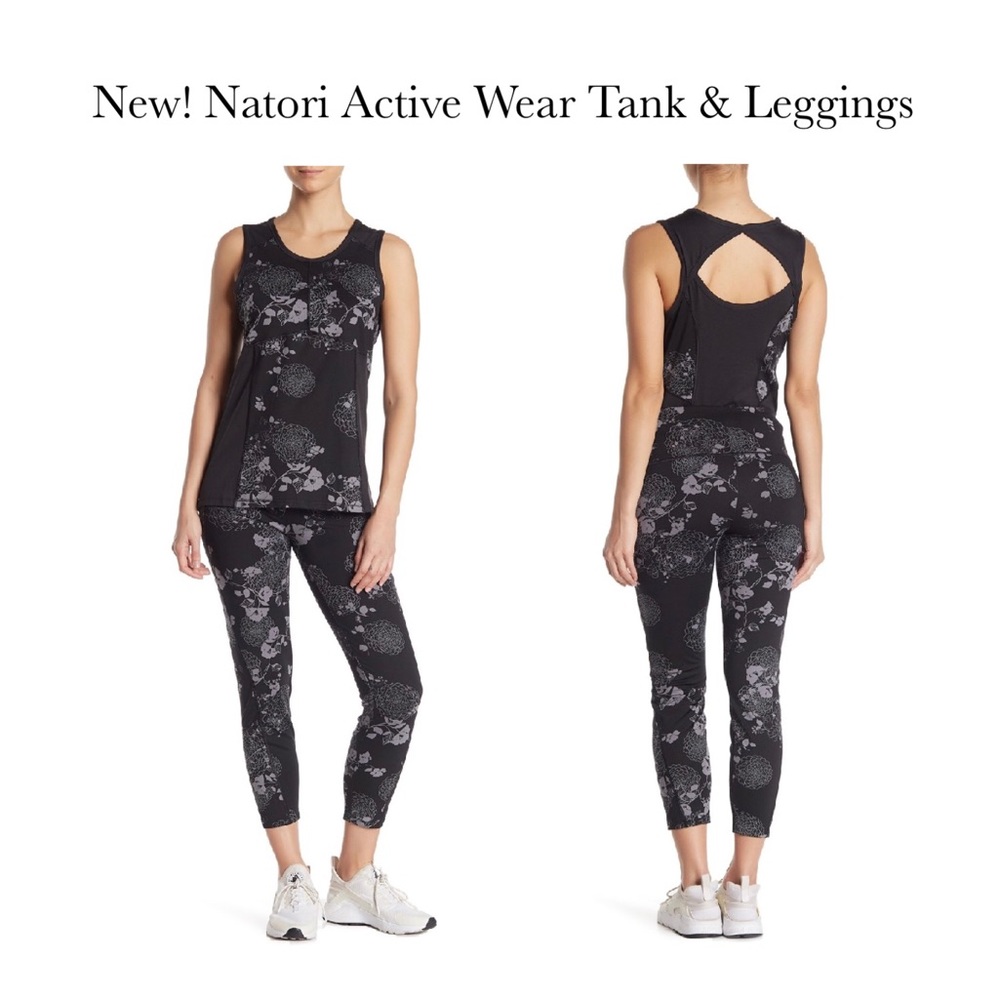 Natori Activewear Tank & Leggings NWT